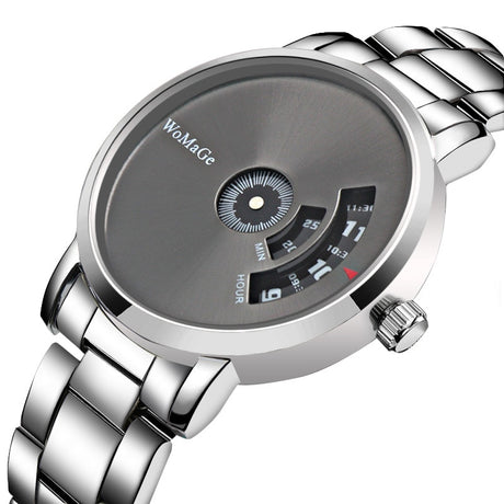 WoMaGe Fashion Watch Men Watches Stainless Steel Creative Men's Watches Male Wristwatch Luxury Mens Clock reloj mujer bayan saat - V.I.P Digital Presence