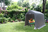 7x12 ft Outdoor Gazebo Portable Storage Shelter Shed with 2 Roll up Zipper Doors & Vents Carport - V.I.P Digital Presence