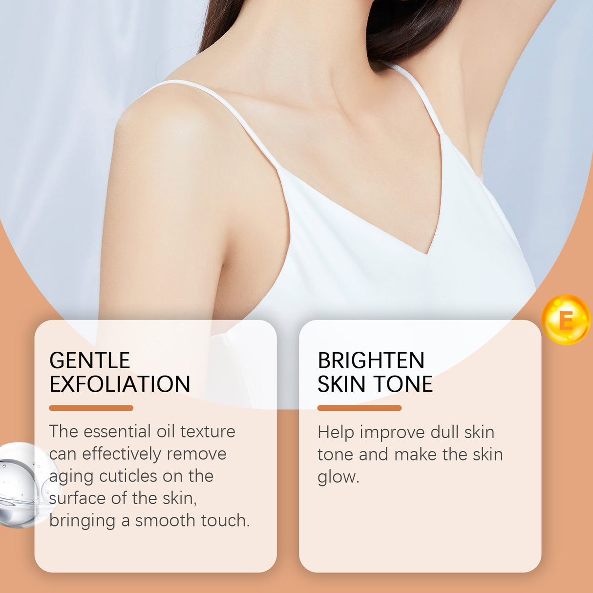 Orange Peel Exfoliating Essential Oil Gently Removes Aging Exfoliating Dead Skin Smooth Massage Essential Oil