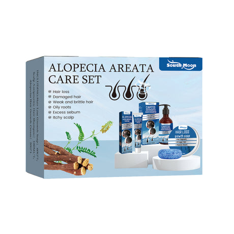 Alopecia Areata Care Set, Clean Scalp Supple Care Frizzy Hair Wash And Care Gift Set - V.I.P Digital Presence