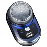 Portable Electric Shaver Pocket Shaving For Men Mini Beard Shaver LCD Power Display Rechargeable Travel Home Shaver Easy Install - V.I.P Digital Presence