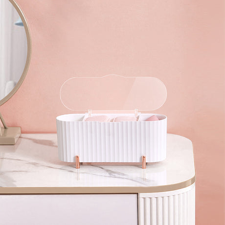 Dust-proof cosmetic cotton swab storage tube with lid desktop storage box - V.I.P Digital Presence