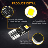 10Pcs W5W T10 LED Canbus Light Bulbs for Audi BMW VW Mercedes Car Interior Dome Light Trunk Lamp Parking Lights Error Free 12V - V.I.P Digital Presence