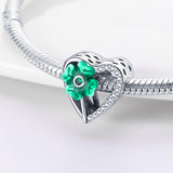 Niche jewelry handmade copper plated silver heart clover DIY jewelry accessories - V.I.P Digital Presence