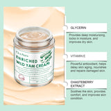 Wild Yam Body Moisturizer Nourishes, Hydrates, Firming, Lightening And Delicate Skin Yam Cream