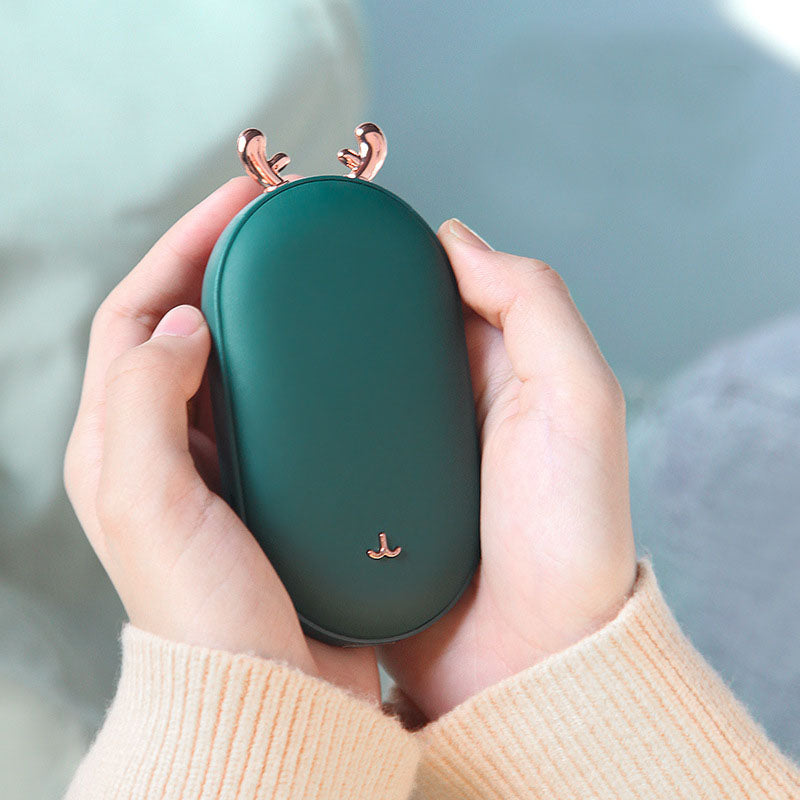 Mini Space Number Display Warm Hand Treasure 2-in-1 Warm Hand Treasure Charging - V.I.P Digital Presence