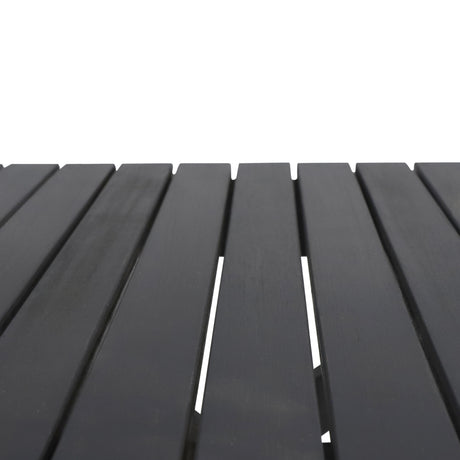 Outdoor Folding Wooden Side Table, Dark Gray, 15"D x 22.75"W x 18.25"H - V.I.P Digital Presence