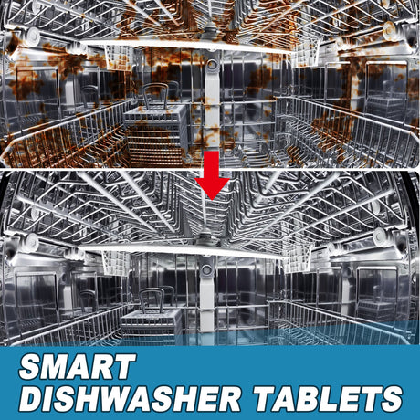 Dishwasher Dirt Remover Sheet, Clean Heavy Oil And Water Stains Odor Kitchen And Bath Home Dishwasher Cleaning Sheet - V.I.P Digital Presence