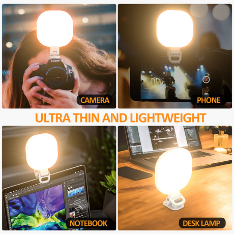 Mobile phone fill light, live broadcast ring light, computer laptop photography light, LED video conference fill light - V.I.P Digital Presence