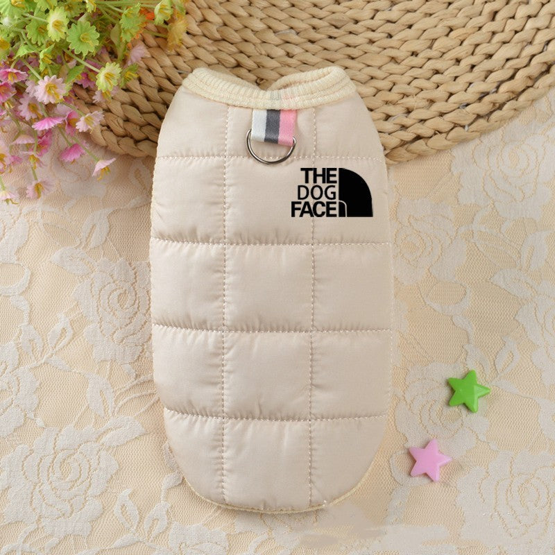 Pet dog clothing winter cotton dog vest jacket - V.I.P Digital Presence