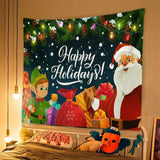 New Christmas Background Cloth, Christmas Tapestry, Christmas Party Event Decoration Hanging Cloth, Christmas Hanging Cloth - V.I.P Digital Presence
