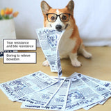 Pet Dog Sound Toy Crinkle Paper Simulation Boredom Buster Durable Chew Tooth Cleaning Interactive for Corgi Teddy Puppy - V.I.P Digital Presence