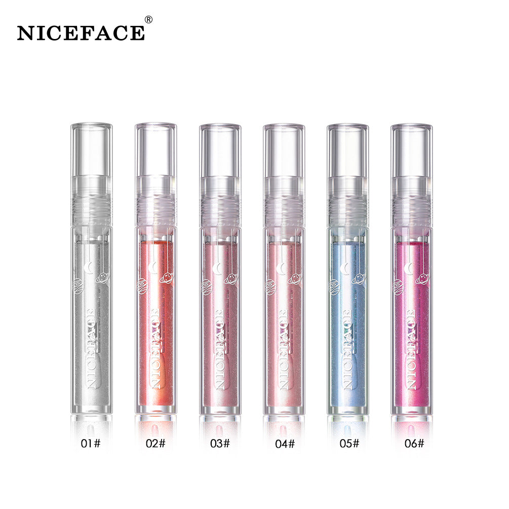 Niceface Glass Water Glossy Lip Gloss Transparent Lip Gloss Moisturizing And Moisturizing Not Easy To Fade White Lip Gloss - V.I.P Digital Presence
