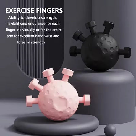 Finger strength device hand exercise decompression Finger pressing ball grip ball decompression wrist grip - V.I.P Digital Presence