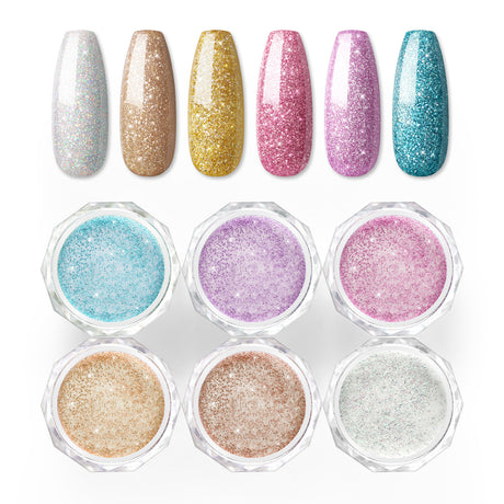 Crystal Powder Carved Pollen Coscelia Crystal Color Powder European And American Crystal Nail Extension Nail - V.I.P Digital Presence