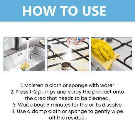 Oil Stain Remover, Kitchen Range Hood Stove Wash Basin Heavy Oil Stain Dirt Cleaner Oil Clean - V.I.P Digital Presence