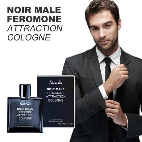 Noir Male Feromone Attraction Cologne, Fragrance Refreshing Mild Not Pungent Lasting Fragrance Release Charm Date Atmosphere Perfume - V.I.P Digital Presence