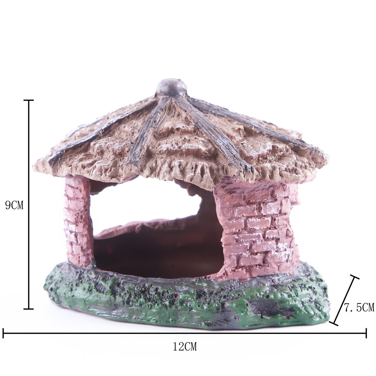 Water grass landscaping fish tank skull reptile pet shelter resin ornaments - V.I.P Digital Presence