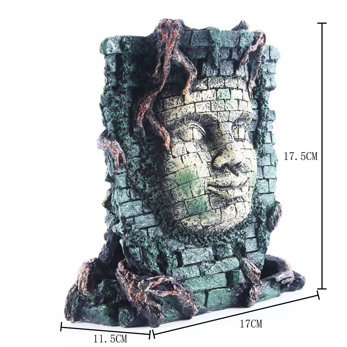 Aquarium fish tank ornaments, water grass landscaping resin skull reptile ornaments - V.I.P Digital Presence