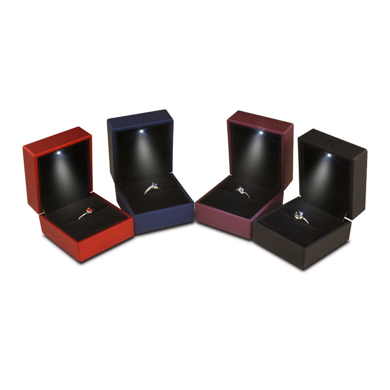 " Elegant LED Light Ring Box: Perfect for Engagement & Wedding Gifts - Keep Your Jewelry Safe & Secure!  & Secure!" - V.I.P Digital Presence