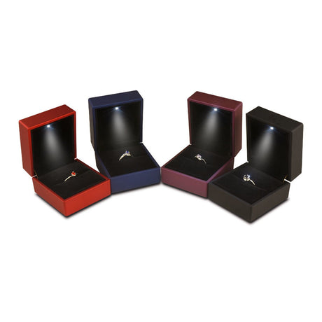 " Elegant LED Light Ring Box: Perfect for Engagement & Wedding Gifts - Keep Your Jewelry Safe & Secure!  & Secure!" - V.I.P Digital Presence