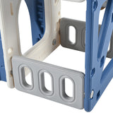 9-1 Toddler Slide Set,Kids Slide for Toddlers Ages 1+, Basketball Hoop, Tunnel and Storage Space, Pirate Ship Themed Slide - V.I.P Digital Presence