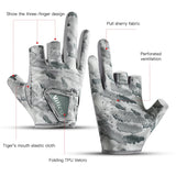 Outdoor fishing equipment - thin comfortable breathable leak proof 3-finger lure fishing gloves - V.I.P Digital Presence