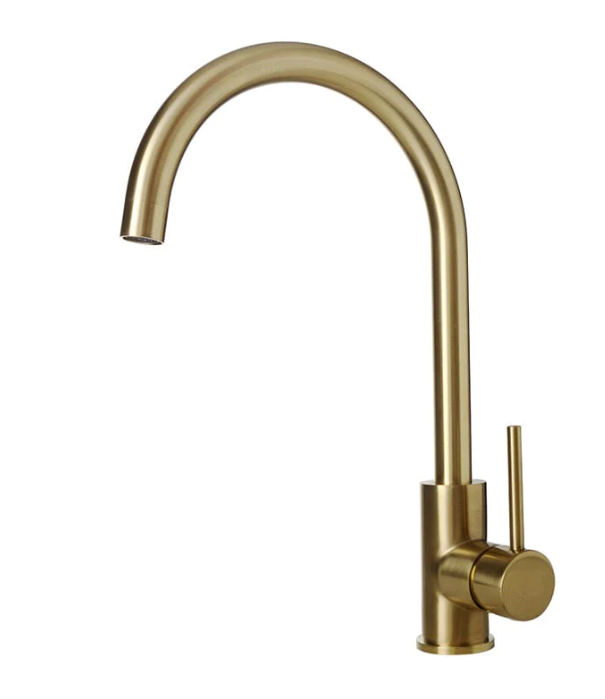 Stainless steel golden kitchen faucet, brushed gold face basin, washbasin, basin, mixed kitchen hot and cold Faucet - V.I.P Digital Presence