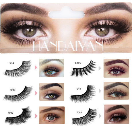 Explosive 3D Mink Hair False Eyelashes Curled Soft Slender Three Dimensional Thick False Eyelashes - V.I.P Digital Presence