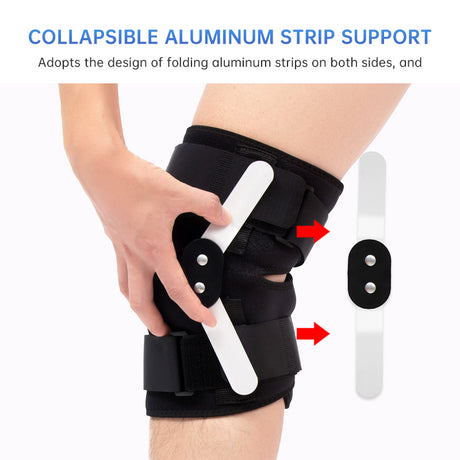 Adjustable hinged Patella Knee Support Brace for pain relief and knee joint protection - V.I.P Digital Presence