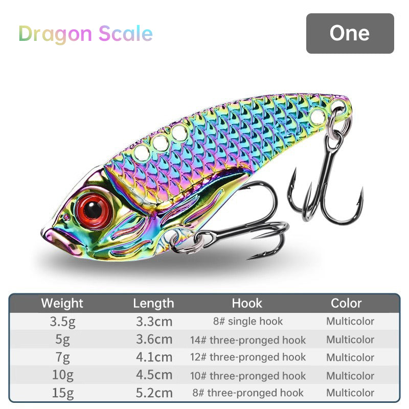 1PCS 3.5g/5g/7g/10g/15g VIB Fishing Lure – Rattlesnake Iron Jig, long-cast hard lure for predatory fish. - V.I.P Digital Presence
