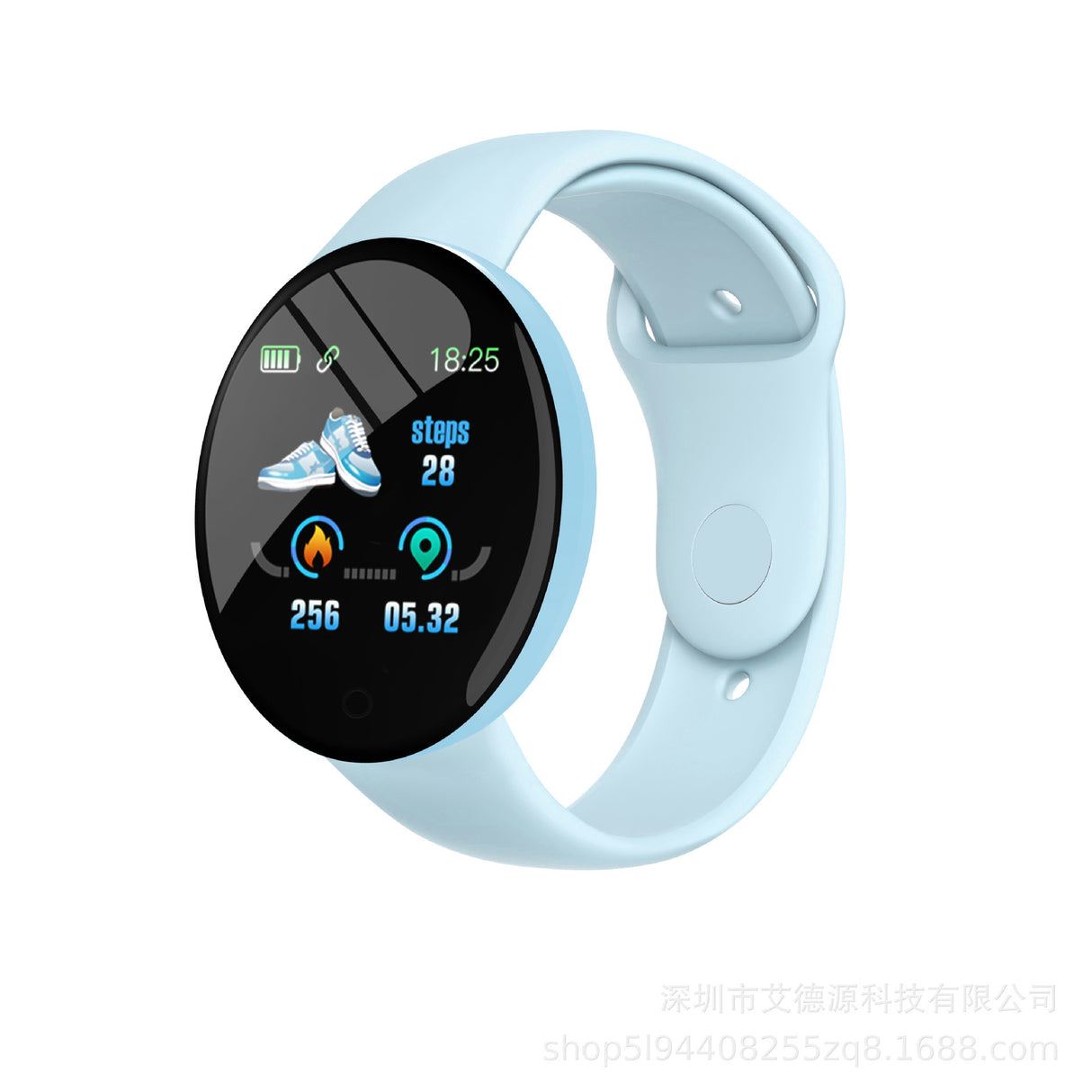 New D18S Macaron Heart Rate Exercise Step Meter Health Monitoring Eight Colors Custom Background Smart Bracelet - V.I.P Digital Presence