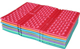 Cojín portátil para exteriores, plegable, para comedero de huevos, pequeño, de espuma de 6 pliegues, para camping, tapete de picnic XPE, impermeable y a prueba de humedad. 