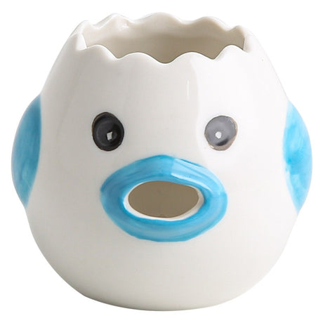 Ceramic egg white and protein separator household egg liquid and yolk filter baking tool easy to clean - V.I.P Digital Presence