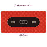 Dezhou playing card pad tablecloth table cushion square round chip rubber cushion playing card table top cushion
