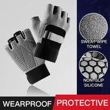 Men's and women's weightlifting equipment sports gloves, outdoor cycling training half finger anti slip shock-absorbing gloves