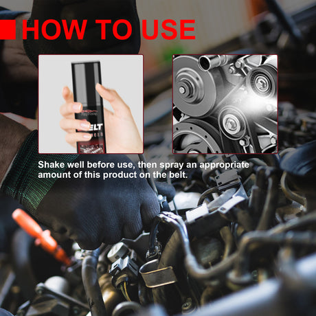Belt Silencer, Automobile Belt Abnormal Noise Aging Rubber Strip Protection And Maintenance Agent - V.I.P Digital Presence