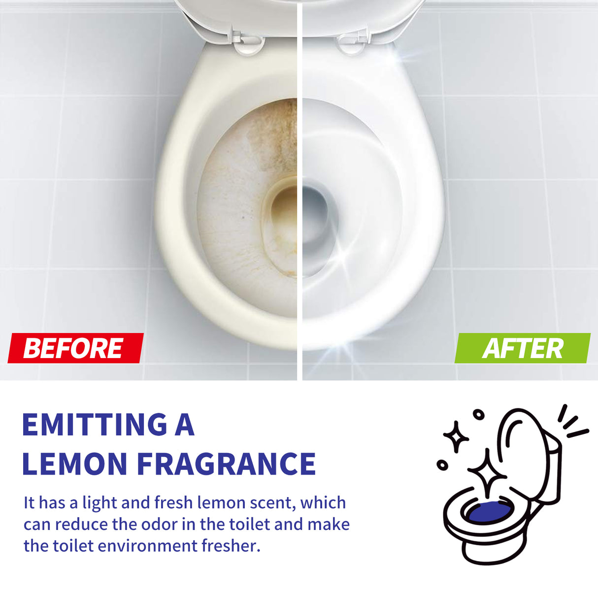 Toilet Cleaner, Clean Toilet Urine Stains And Dirt Remove Odors Household Toilet Cleaner - V.I.P Digital Presence