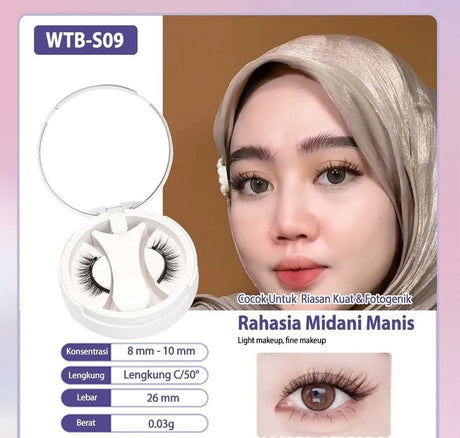 Natural Thick Portable Adhesive Free Eyelash Magnetic Suction Eyelash Style - V.I.P Digital Presence