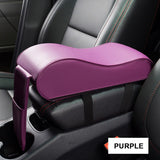 Leather Car Central Armrest Pad Black Auto Center Console Arm Rest Seat Box Mat Cushion Pillow Cover Vehicle Protective Styling - V.I.P Digital Presence