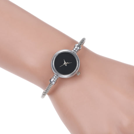 Ladies' alloy steel wire rope bracelet watch chic style fresh student casual fashion watch women's style - V.I.P Digital Presence
