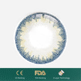 1Pcs FDA Certificate Eyes Beautiful Pupil Colorful Girl Cosplay Contact Lenses Blue(0-600°） - V.I.P Digital Presence