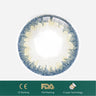 1Pcs FDA Certificate Eyes Beautiful Pupil Colorful Girl Cosplay Contact Lenses Blue(0-600°） - V.I.P Digital Presence