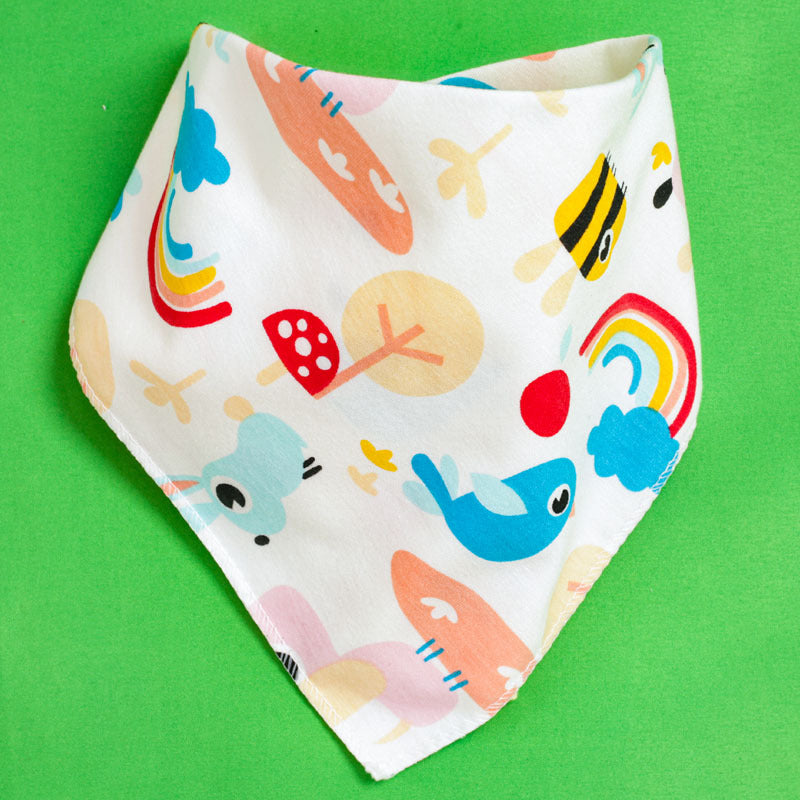 Toalla babeante para bebé, toalla triangular para bebé, doble capa, según la hebilla, pañuelo babero para recién nacidos. 