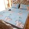 Summer Bed Sheet Ice Silk Mat Soft and Comfortable Latex Mattress Bedding Three-piece Breathable Mat for Comfortable Sleep