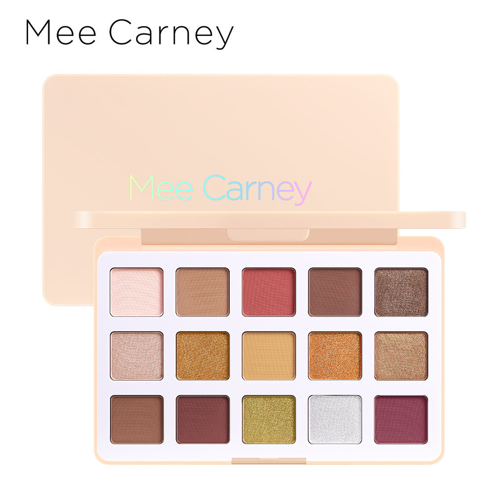 Mee Carney Dreamy Genki Girl 15 Color Eyeshadow Palette Pearlescent Glitter Matte Eyeshadow Palette MC08 - V.I.P Digital Presence