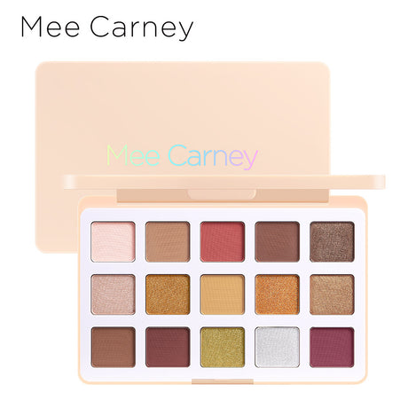 Mee Carney Dreamy Genki Girl 15 Color Eyeshadow Palette Pearlescent Glitter Matte Eyeshadow Palette MC08 - V.I.P Digital Presence