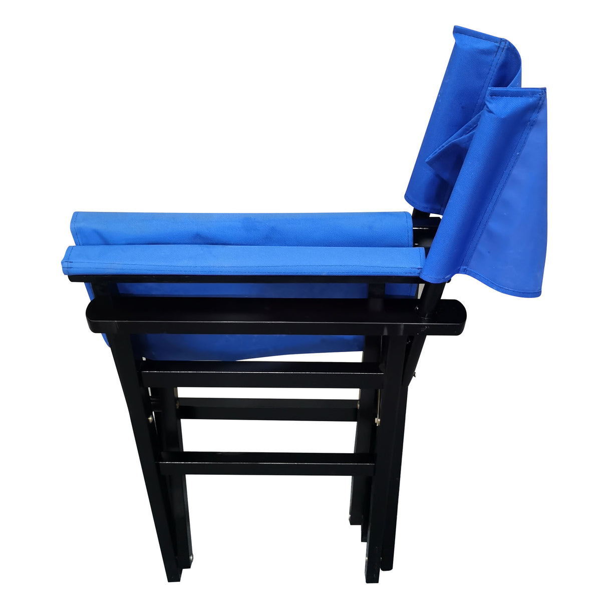 Folding Chair Wooden Director Chair Canvas Folding Chair Folding Chair 2pcs/set populus + Canvas (Color : Blue) - V.I.P Digital Presence