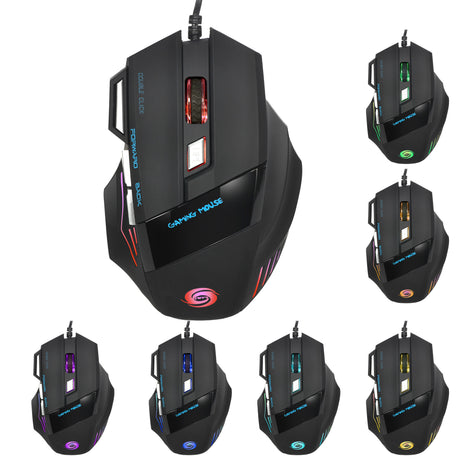 A868 Colorful 7D Wired Mouse with Fire Key Gaming Mouse - V.I.P Digital Presence
