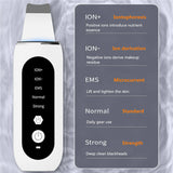 Facial Lift Deep Face Cleaning Red Blue Light Electric Dead Ultrasonic Face Sonic Skin Scrubber Spatula - V.I.P Digital Presence